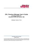 OVL Checkers Manager User`s Guide