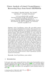 LNCS 7178 - Power Analysis of Atmel CryptoMemory