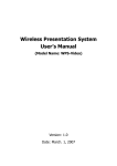 WPS003 user manual