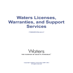 Waters Standard Warranty policy.