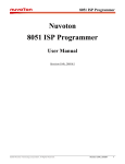 Nuvoton 8051 ISP Programmer