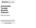 Automobile Taxable Benefits Software