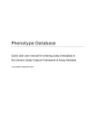 here - Phenotype Database