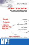 FastDNA® Green SPIN Kit