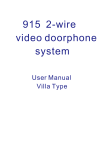 User Manual Villa type
