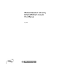 Modicon Quantum with Unity Ethernet Network Modules User Manual