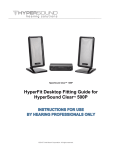 HyperFit Desktop Fitting Guide for HyperSound ClearTM 500P