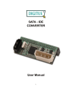 SATA - IDE CONVERTER User Manual