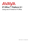 Using one-X Portal for IP Office