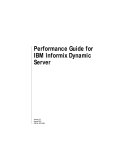 Performance Guide for IBM Informix Dynamic Server