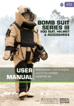 Series III EOD Suit - User Manual 2012