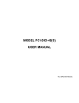 MODEL PCI-DIO-48(S) USER MANUAL