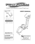 use the elliptical crosstrainer