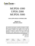 MUPDS-1000 UPDS-2000 MUPDS-3000