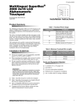 60-839 Multi-Lingular Alpha Installation Manual Rev