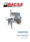 120403 User manual Metal Detector BMD5700