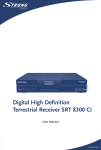 Digital High Definition Terrestrial Receiver SRT 8300 CI