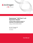Expressway™ Cell-Free E. coli Expression System