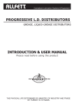 INTRODUCTION & USER MANUAL PROGRESSIVE L.D.