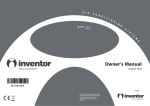 User`s Manual Indoor Unit - Inventor Air Conditioners