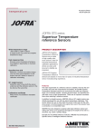 Ametek STS Series Temperature Sensors Data Sheet PDF