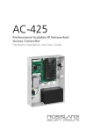 AC-425 Hardware Installation and User Manual