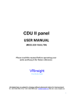 SerialFP v.2 MCP, CDU panel & HAT