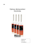 Käyttöohje Cirrus Optimus Suomi ja Englanti