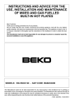 Beko HIG 95223 SX User Manual