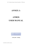 ANNEX 1: ATHOS USER MANUAL