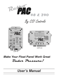 RetroPac™ Controllers Manual