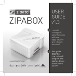 ZipaBox - User Manual