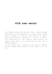PICA user manual