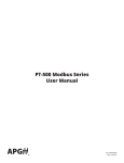 PT-500 Modbus Series User Manual - Automation Products Group, Inc.