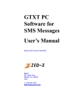 [ -- Zed-3. GTXT Software for the GS8 Modular Gateway, User`s