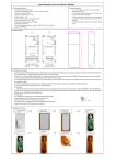 Photocell beam sensor User Manual (PF5102)