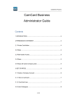 CamCard Business Administrator Guide