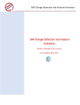 SAR Change Detection and Feature Extraction