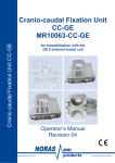 Manual CC-GE - Noras MRI products
