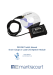 DSCUSB Toolkit Manual Strain Gauge or Load Cell Digitiser Module