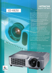 ED-X8250 - Projector Point UK