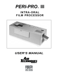 peri-pro iii intra-oral film processor