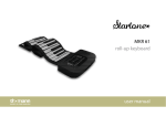 MKR 61 roll-up keyboard user manual