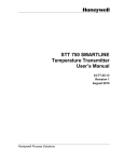 STT 750 SMARTLINE Temperature Transmitter User`s Manual