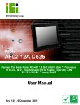 AFL2-12A-D525 Panel PC User Manual
