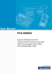 User Manual PCA-6008G2
