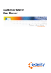 iSocket AV Server User Manual