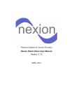 Nexion Stand Alone User Manual Version 3.1.0