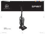 Hoover Spirit Upright Vacuum Cleaner SP2101