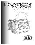 Ovation FD-165WW™ User Manual Rev. 1